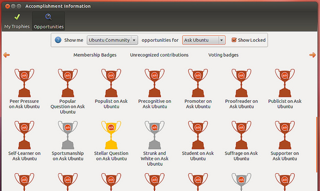 Ubuntu Accomplishments thumbnail
